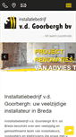 Mobile Screenshot of installatiebedrijfvdgoorbergh.nl